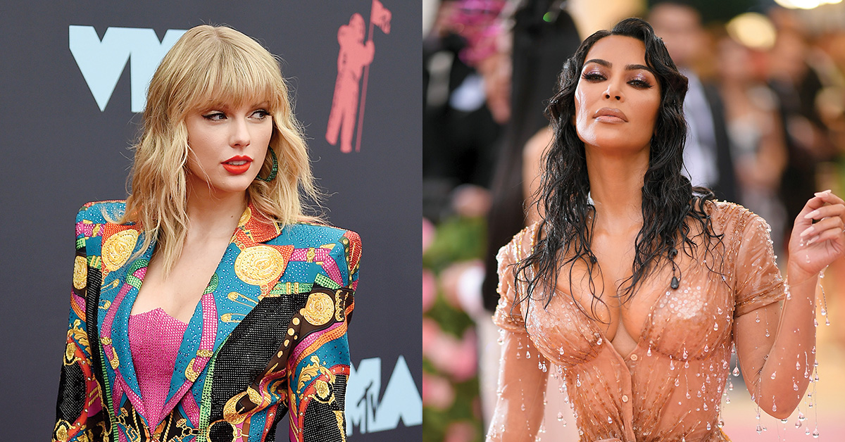 Taylor Swift And Kim Kardashian React To Fans’ Posts On