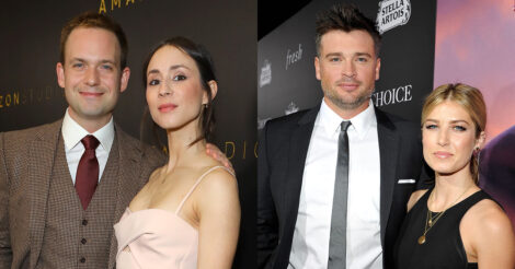 Patrick J Adams And Troian Bellisario Are Now Parents Of Two Tom Welling And Wife Jessica Welcome Baby No 2 Popstar