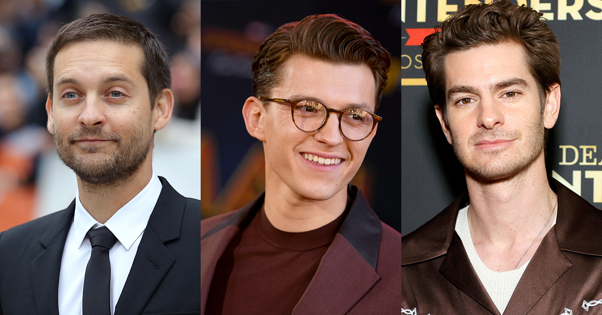 Tom Holland, Tobey Maguire & Andrew Garfield Reunite For First Joint ...